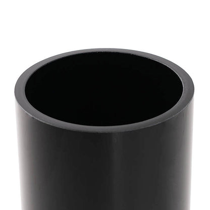 Glass Cylinder Vase Black (12Dx28cmH)