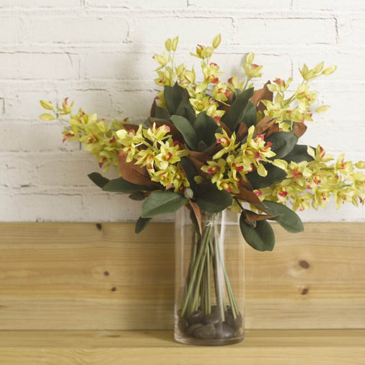 Glass Cylinder Vase Clear (15Dx30cmH)