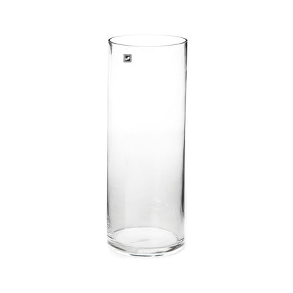 Glass Cylinder Vase Clear (15Dx40cmH)