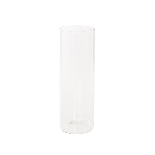 Glass Cylinder Floral Event Vase Clear (10Dx30cmH)