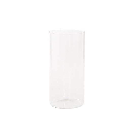Glass Cylinder Floral Event Vase Clear (12Dx20cmH)