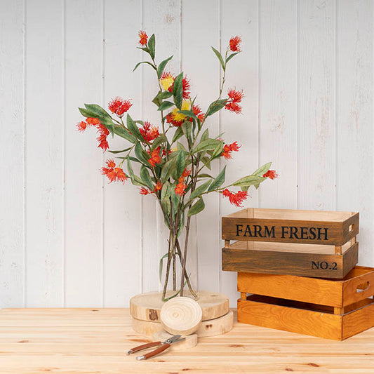 Glass Cylinder Floral Event Vase Clear (12Dx30cmH)