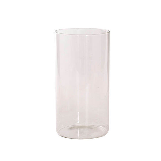 Glass Cylinder Floral Event Vase Clear (15Dx30cmH)