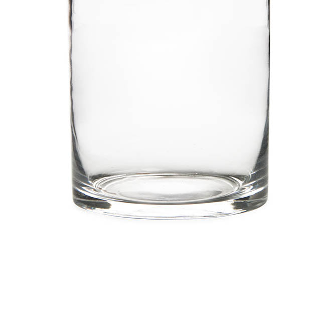 Glass Cylinder Vase Clear (15Dx18cmH) Promo