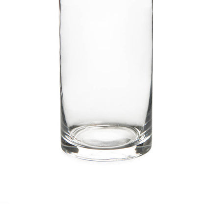 Glass Cylinder Vase Clear (12Dx20cmH) Promo