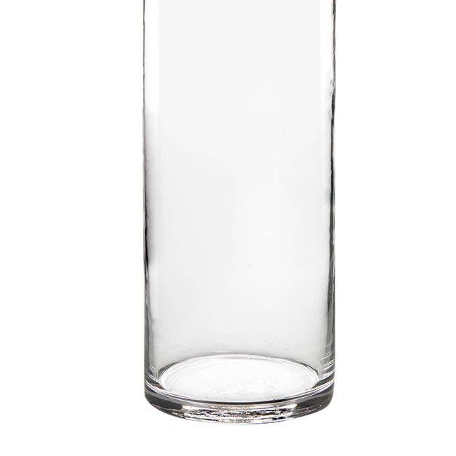 Glass Cylinder Vase Clear (12Dx30cmH) Promo