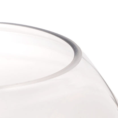 Glass Fish Bowl 20cm Clear Promo (20Dx17.5cmH)
