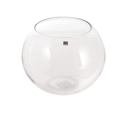 Glass Fish Bowl 25cm Clear Promo (25Dx19.5cmH)