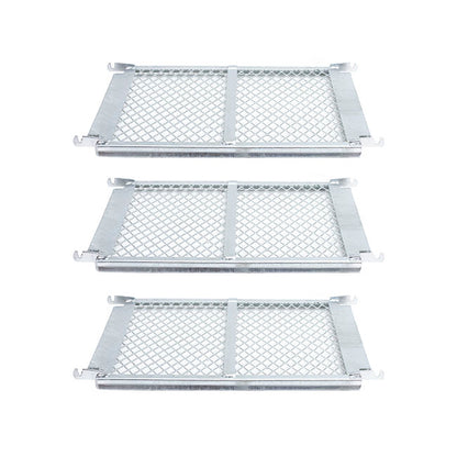 Flower & Plant Trolley Half 3 Singl Mesh Shelf (66.5X56.5cm)