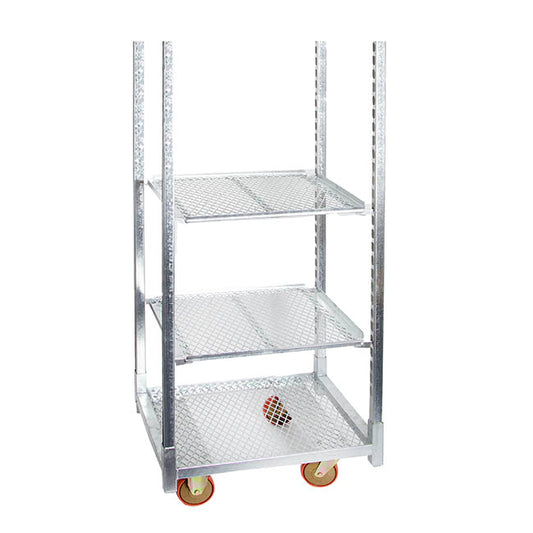 Flower & Plant Trolley Half 2 Mesh Shelf (71.5X56.5x190cmH)