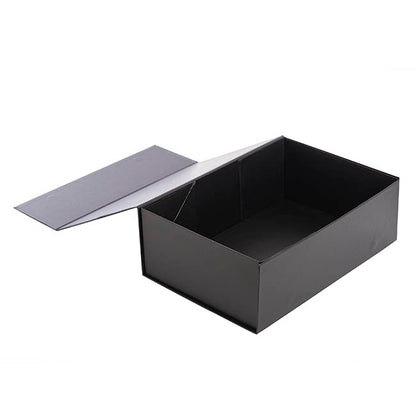 Hamper Gift Box Magnetic Flap Tall Large Black (38x26x13cmH)