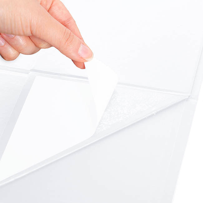 Hamper Gift Box Magnetic Flap Tall Large White (38x26x13cmH)