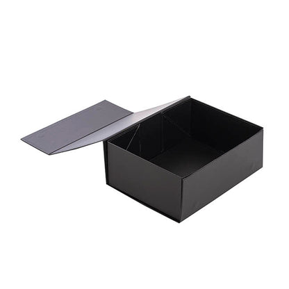 Hamper Gift Box Magnetic Flap Tall Medium Black(32x24x12cmH)
