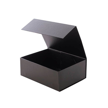 Hamper Gift Box Magnetic Flap Tall Medium Black(32x24x12cmH)