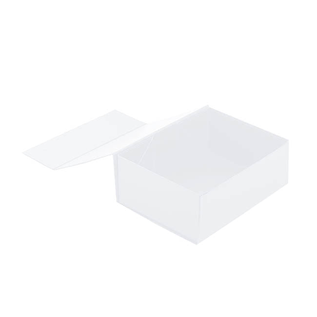 Hamper Gift Box Magnetic Flap Tall Medium White(32x24x12cmH)