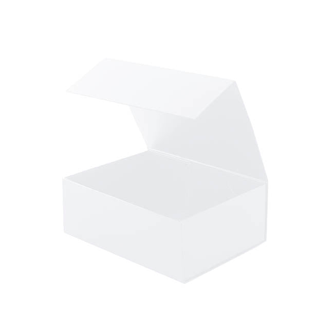 Hamper Gift Box Magnetic Flap Tall Medium White(32x24x12cmH)