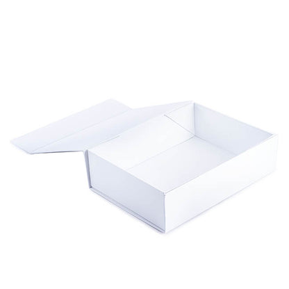 Hamper Gift Box Magnetic Flap Medium White (32x24x9cmH)