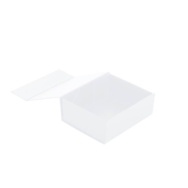 Hamper Gift Box Magnetic Flap Tall Small White (25x20x9cmH)
