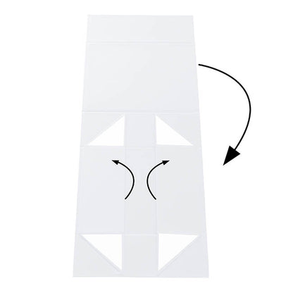 Hamper Gift Box Magnetic Flap Tall Small White (25x20x9cmH)