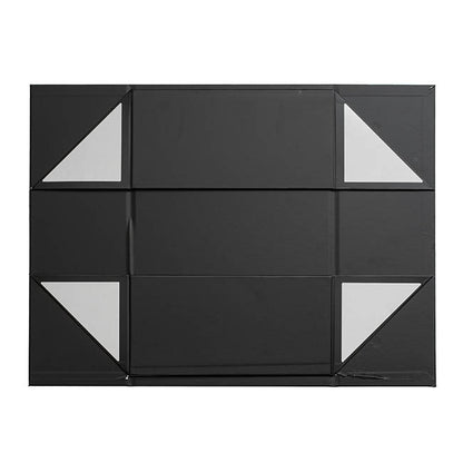 Regency Hamper Box Magnetic V-Flap Large Black (38x26x13cmH)
