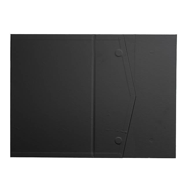 Regency Hamper Box Magnetic V-Flap Large Black (38x26x13cmH)