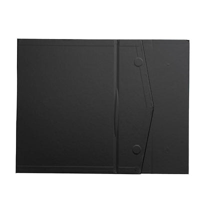 Regency Hamper Box Magnetic V-Flap Medium Black (32x24x9cmH)