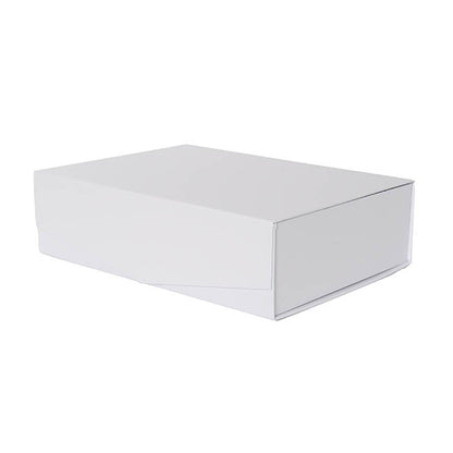 Regency Hamper Box Magnetic V-Flap Medium White (32x24x9cmH)