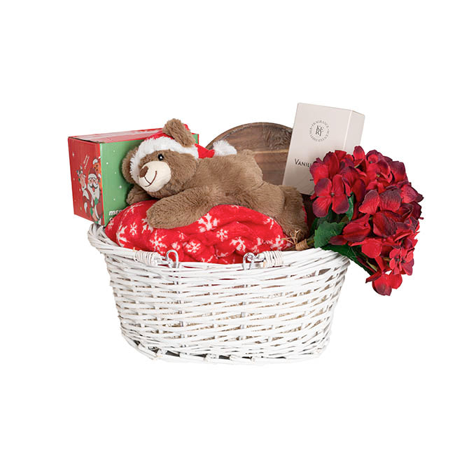 Teddy Bear Alfie Gift Baby Hamper Christmas Red