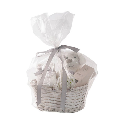 Plush Puppy Cosmo Gift Baby Hamper White