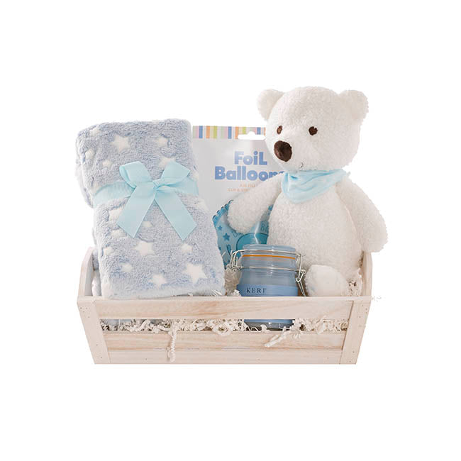 Teddy Bear Jamie Gift Baby Hamper Soft Blue