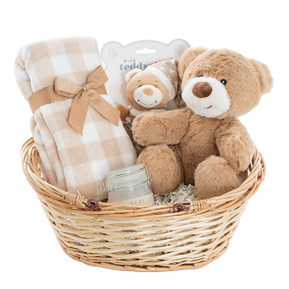 Teddy Bear Louie Gift Baby Hamper Brown
