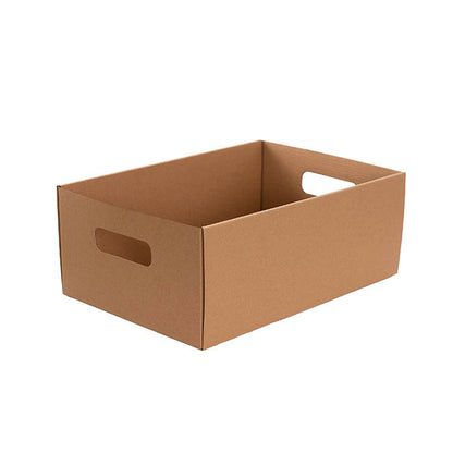 Hamper Catering Tray Flat Pack Medium Brown (36x25x14Hcm)