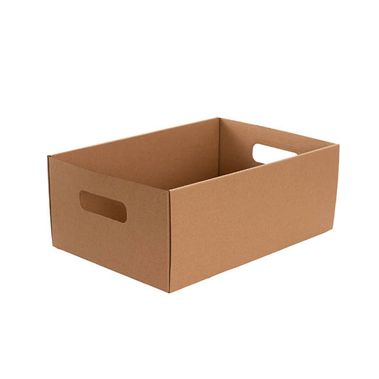 Hamper Catering Tray Flat Pack Medium Brown (36x25x14Hcm)