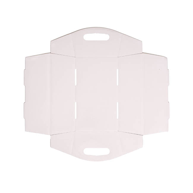 Hamper Tray Flat Pack Mini White Pack 2 (20x12.5x6cmH)