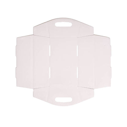 Hamper Tray Flat Pack Mini White Pack 2 (20x12.5x6cmH)
