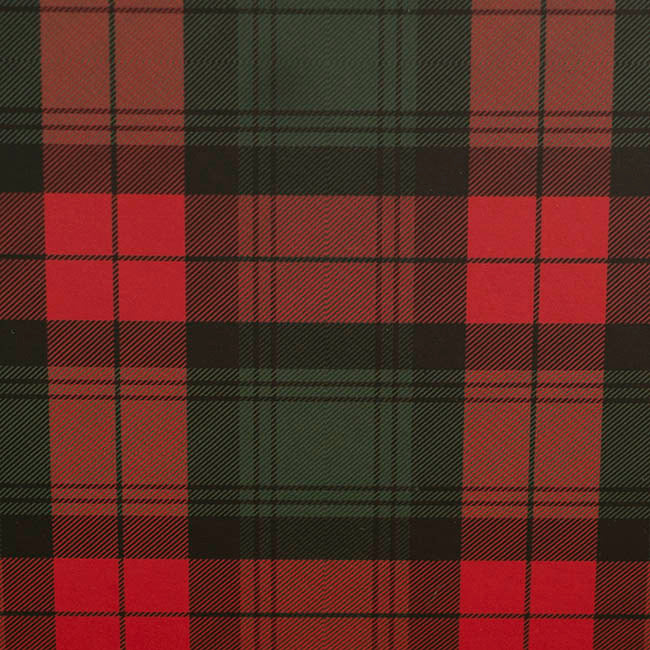 Hamper Tray Rigid Tartan Large Red & Green (33x23x12cmH)