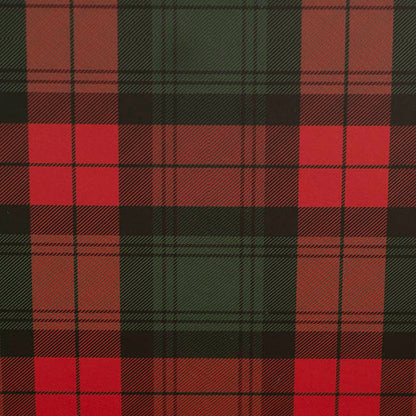 Hamper Tray Rigid Tartan Large Red & Green (33x23x12cmH)