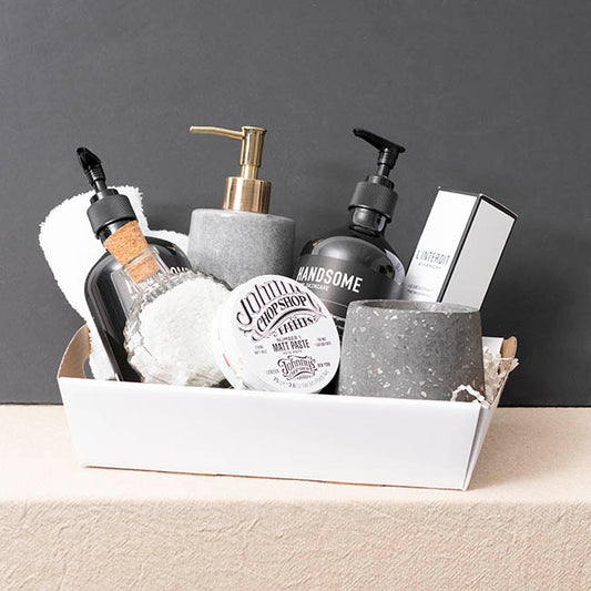 Hamper Tray Flat Pack Small White Pack 2 (30x19x6cmH)