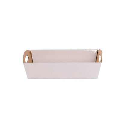 Hamper Tray Flat Pack Extra Small White Pk2 (25x16x6cmH)