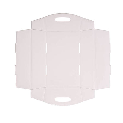 Hamper Tray Flat Pack Extra Small White Pk2 (25x16x6cmH)