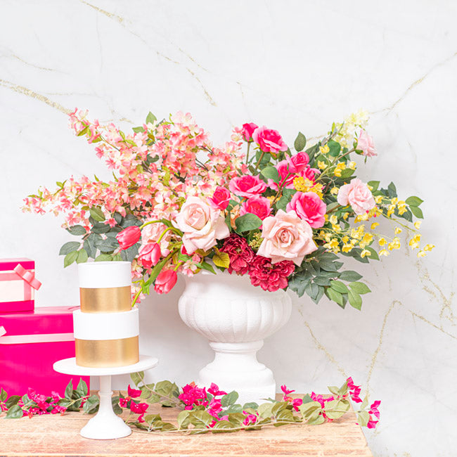 Brilliant Blooms in Montague Urn