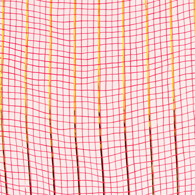Plastic Mesh Narrow Roll Metallic Red (25cmx9m)