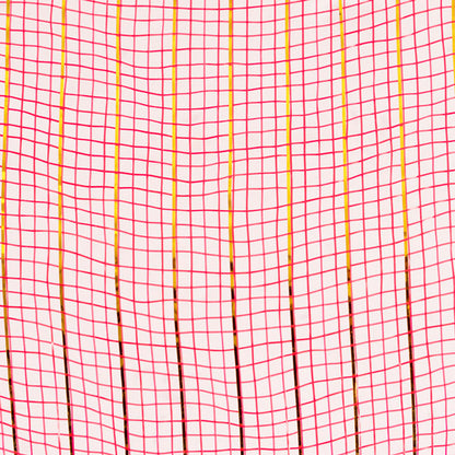 Plastic Mesh Narrow Roll Metallic Red (25cmx9m)