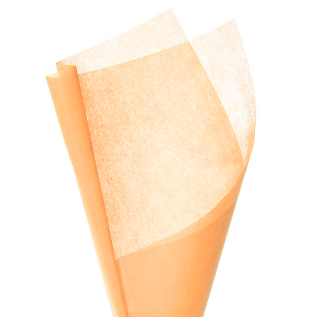 Nonwoven Wrap Sheets NOVA Pack 50 Peach (50x70cm)