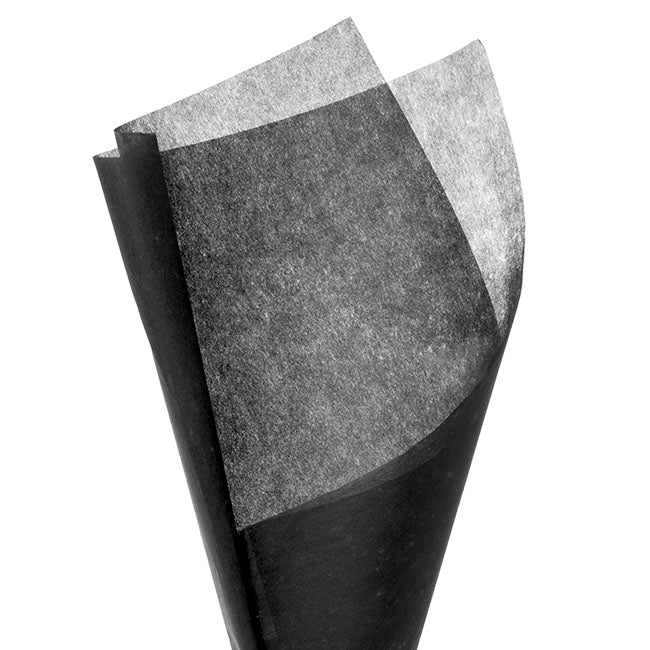 Nonwoven Wrap Sheets NOVA Black (50x70cm) Pack 50