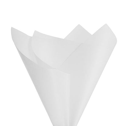 Nonwoven Premium Embossed Wrap Sheets White Pk 50 (50x70cm)