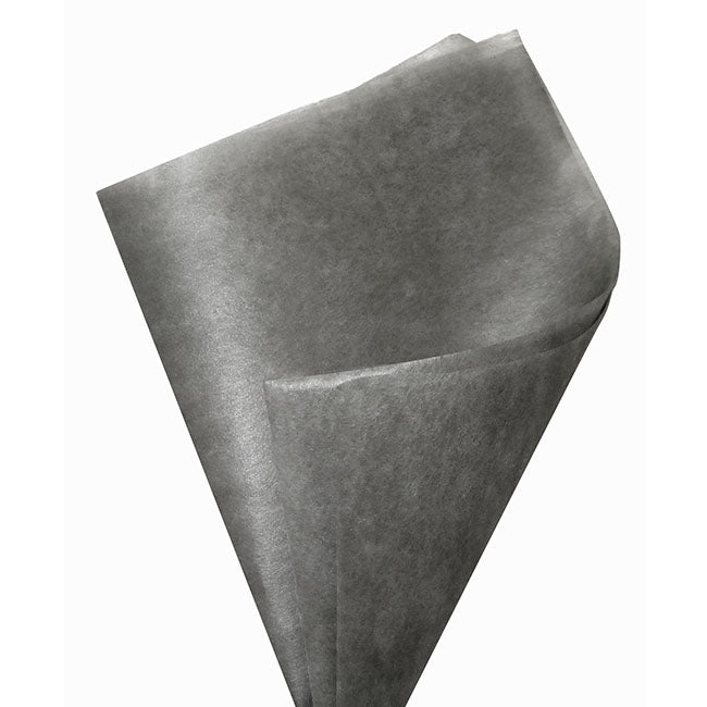 Nonwoven Wrap Sheets NOVA Metallic Silver (50x70cm) Pack 50