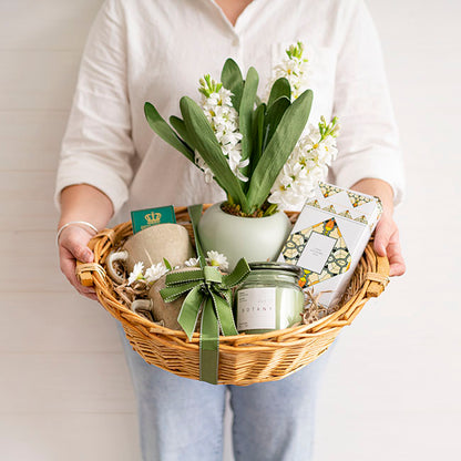 Willow Bread Basket Tray Round Natural (42cmDx14cmH)