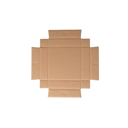 Posy Box Lid Mini Matte Kraft Pack 5 (14x14x3.5cmH)