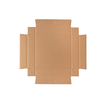 Posy Box Lid Medium Kraft Brown Pack 5 (16.5x16.5x4cmH)
